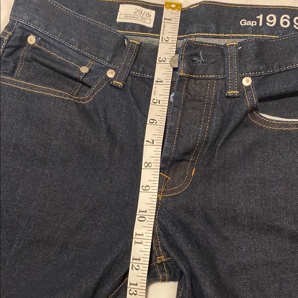 GAP Blue Straight Jeans Classic Style - Picture 5 of 10